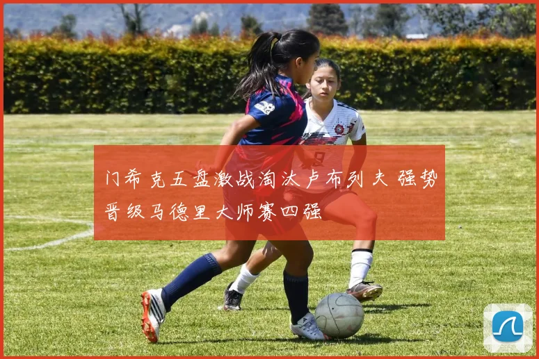 门希克五盘激战淘汰卢布列夫 强势晋级马德里大师赛四强
